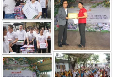 CERAGEM – Share to giving love at Que Huong Humanitarian Center